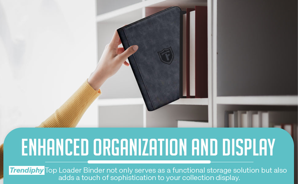 Top Loader Binder Holds 288 Toploaders, Premium Binder For Pokémon, MTG & TCG Cards