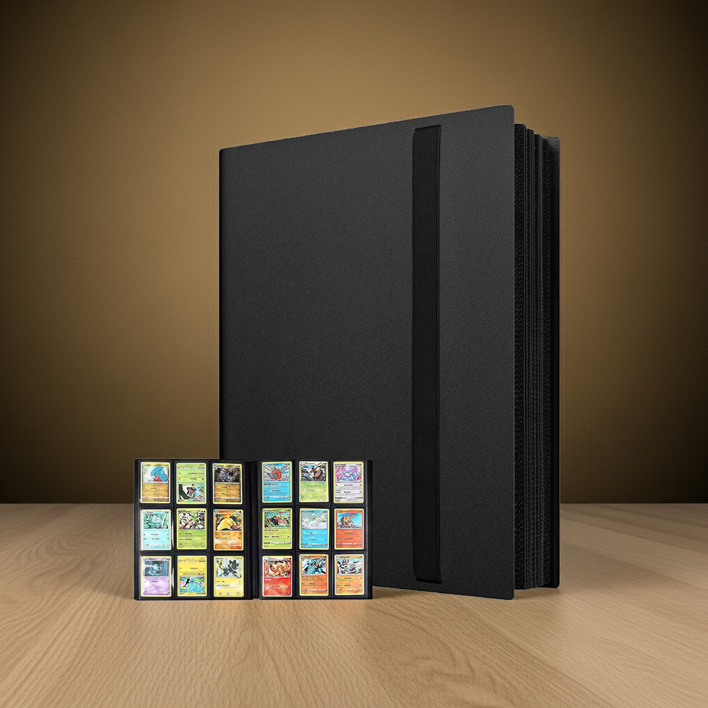 Trading Card Binder 540 Pocket, 30 Pages, 9-Pocket Premium Double Side Pocket