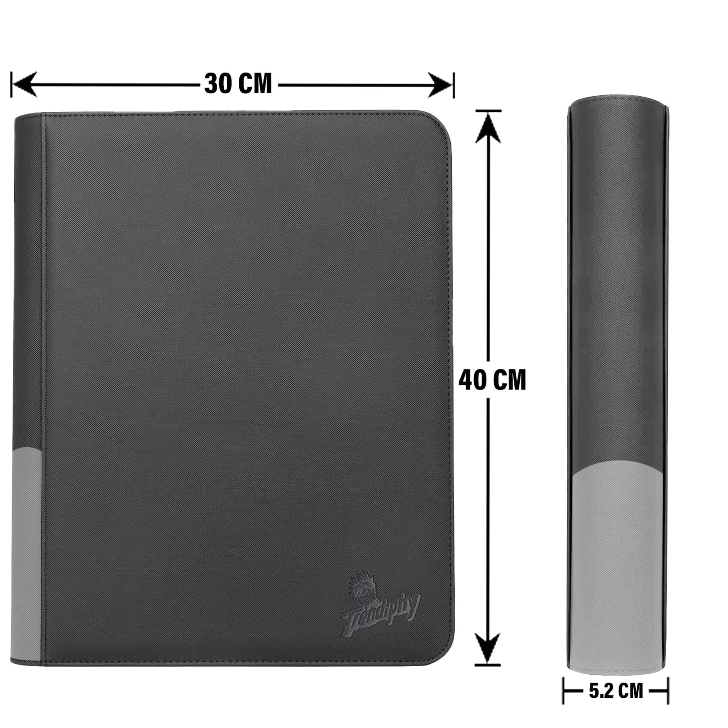 540 Pocket Pokemon Card Binder, 9 Pocket Side-Loading Zipper Album