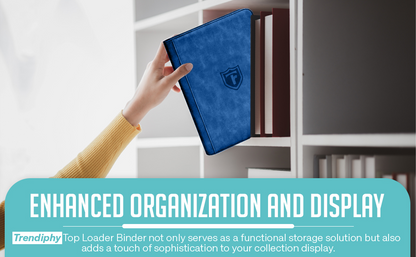 Top Loader Cards Binder 9 Pocket with 288 Card Capacity