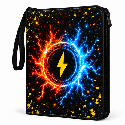 900 Pocket Card Binder, Zipper Closer Double Sided Pokemon Card Binder