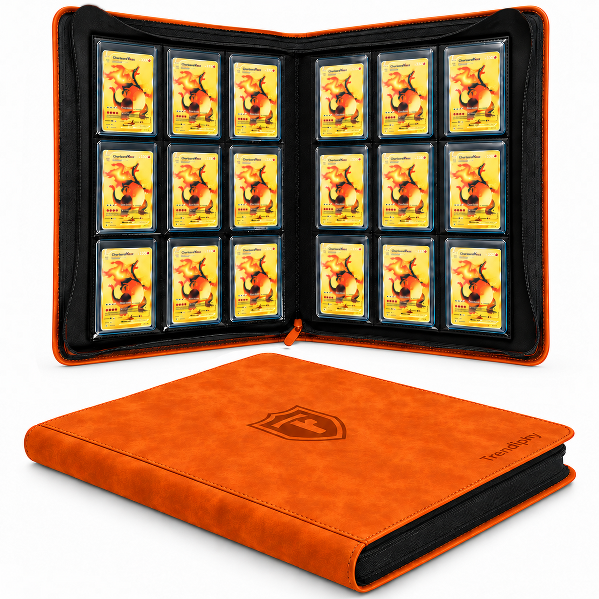 Top Loader Binder Holds 288 Toploaders, Premium Binder For Pokémon, MTG & TCG Cards