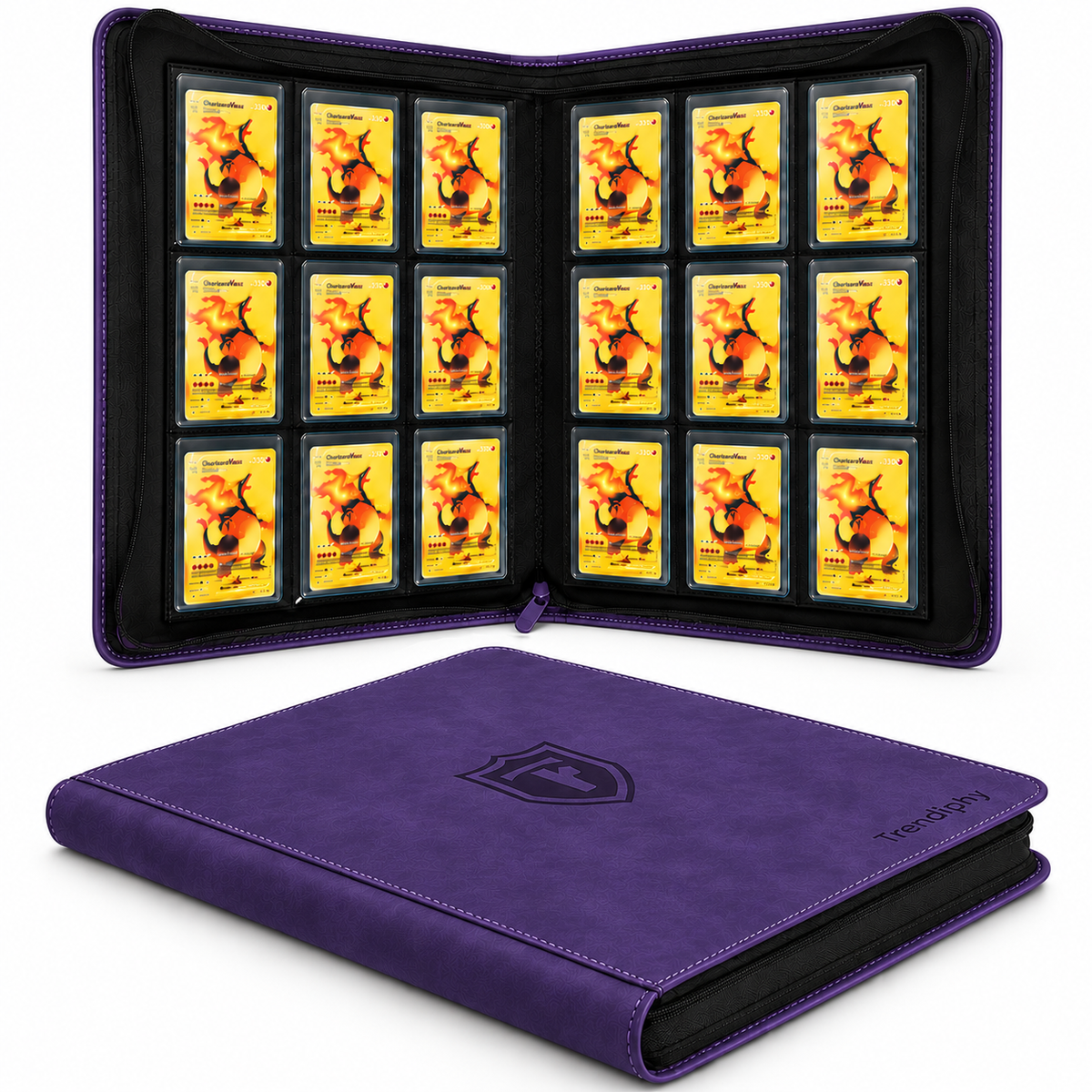 Top Loader Binder Holds 288 Toploaders, Premium Binder For Pokémon, MTG & TCG Cards