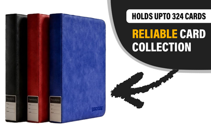 Top Loader Binder 324 Pocket, Holds 324 Toploaders, Includes 15 Toploaders, Zippered Pokémon & TCG Card Binder