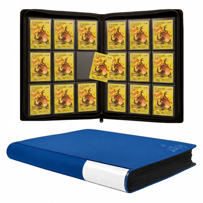 540 Pocket Pokemon Card Binder, 9 Pocket Side-Loading Zipper Album