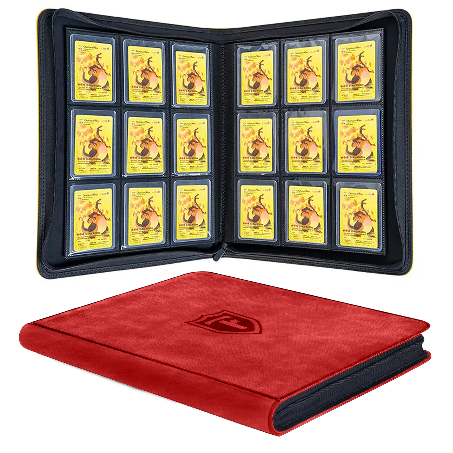 Top Loader Cards Binder 9 Pocket with 288 Card Capacity