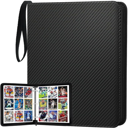 900 Pocket Trading Card Binder – 50 Removable Sheets, Premium Zippered Card Album