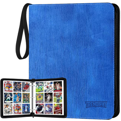 900 Pocket Trading Card Binder – 50 Removable Sheets, Premium Zippered Card Album
